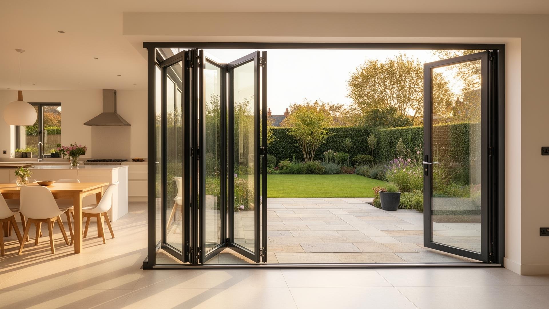 Aluminium Bifold Doors Installed in Essex — professional installation by Eden Glass in Essex