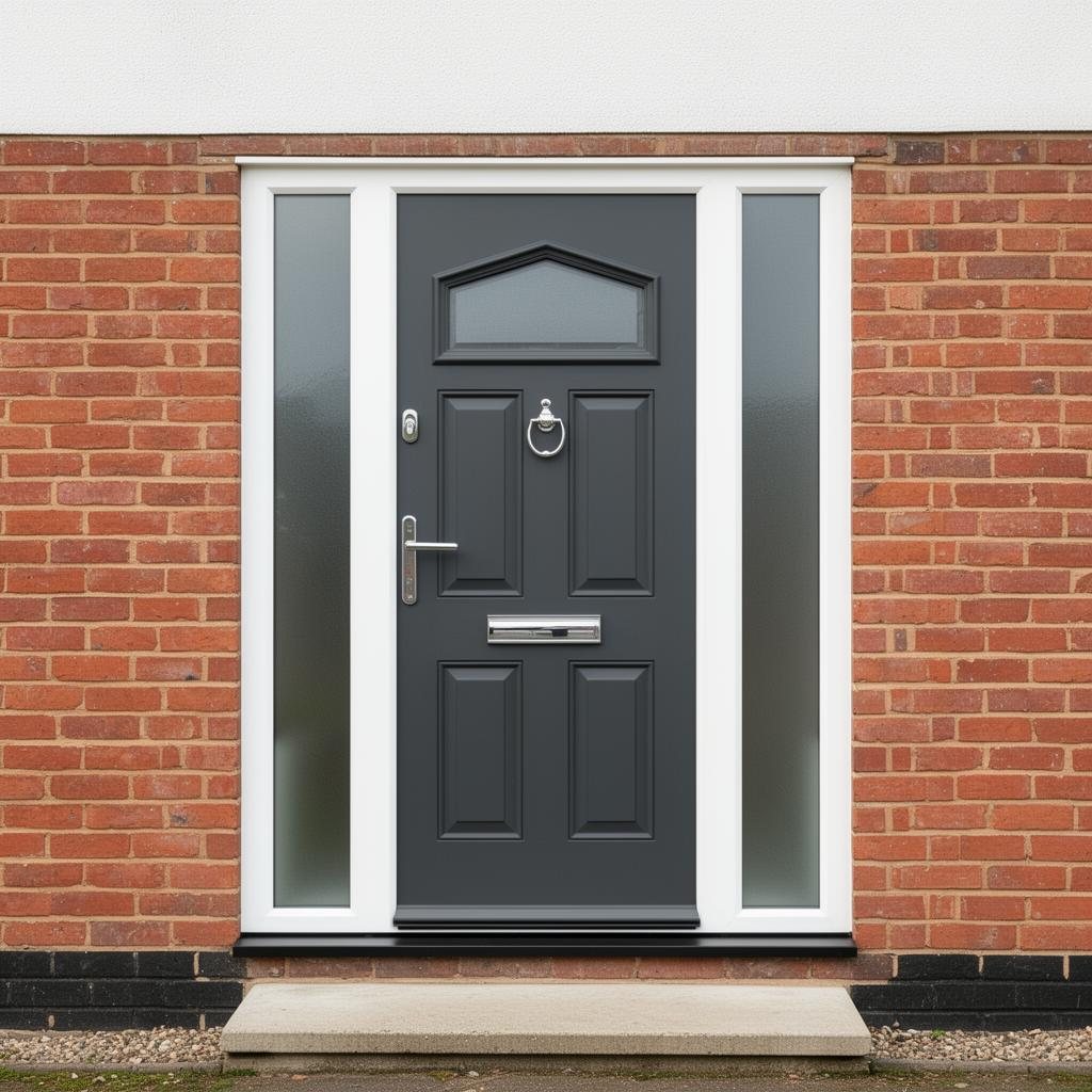 Anthracite composite door