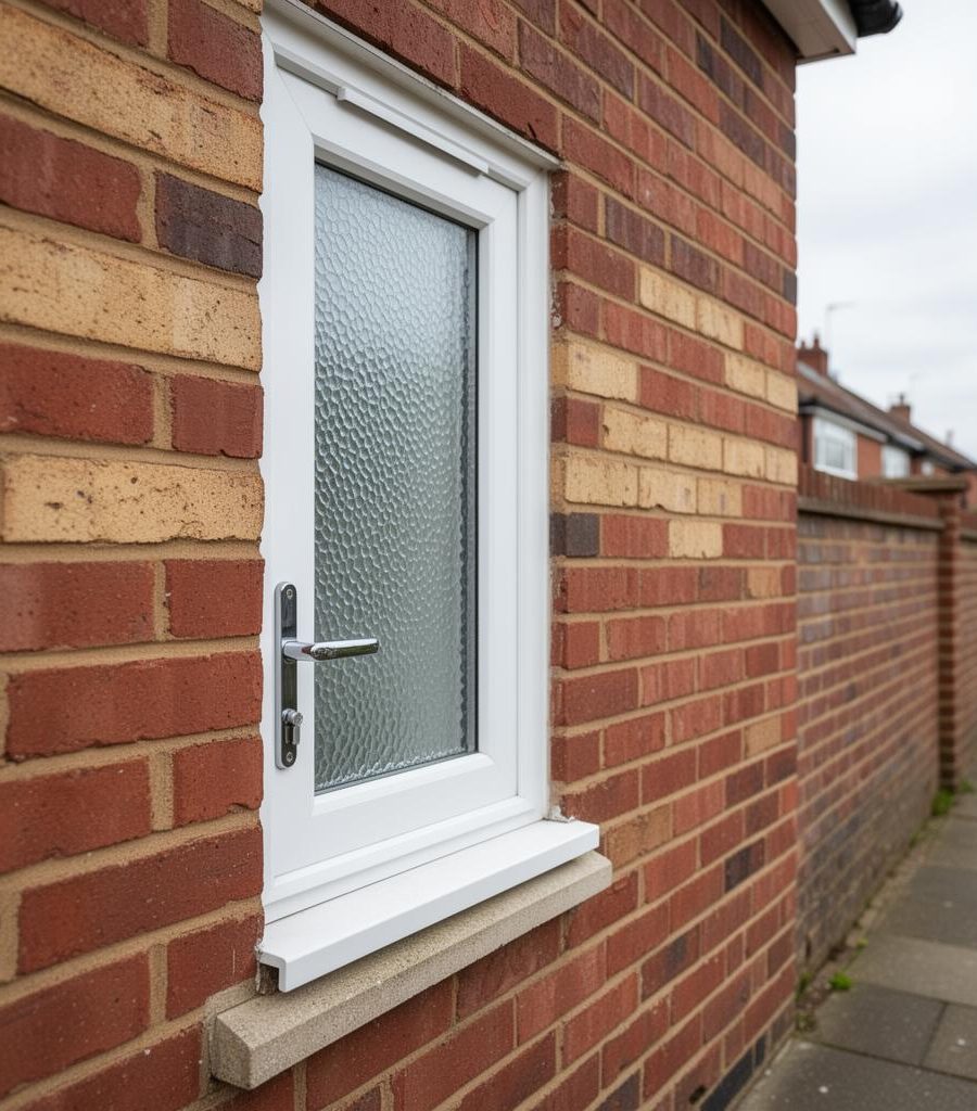 Overlooked side & ground-floor windows