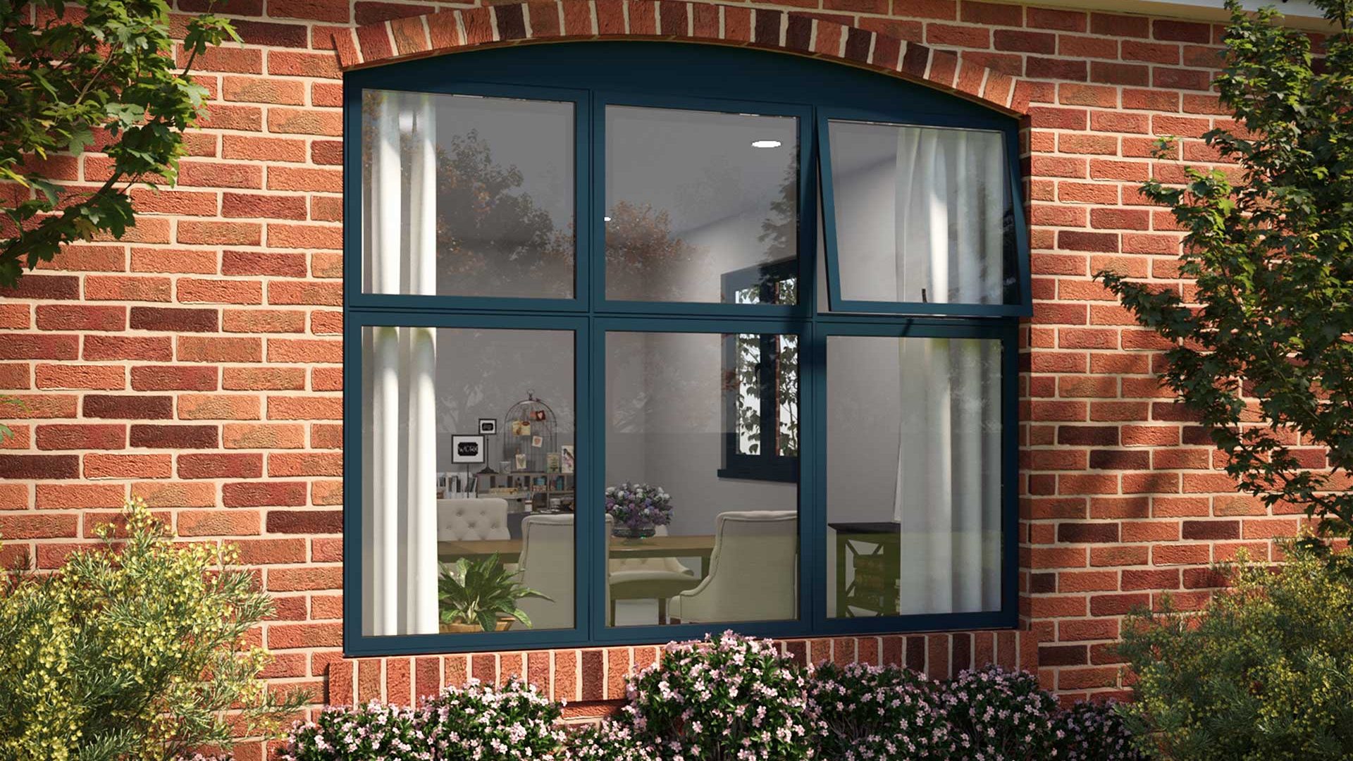 Aluminium Flush Casement
